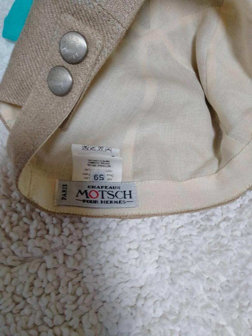 【美品】HERMES MOTSCH エルメス モッチ キャップ