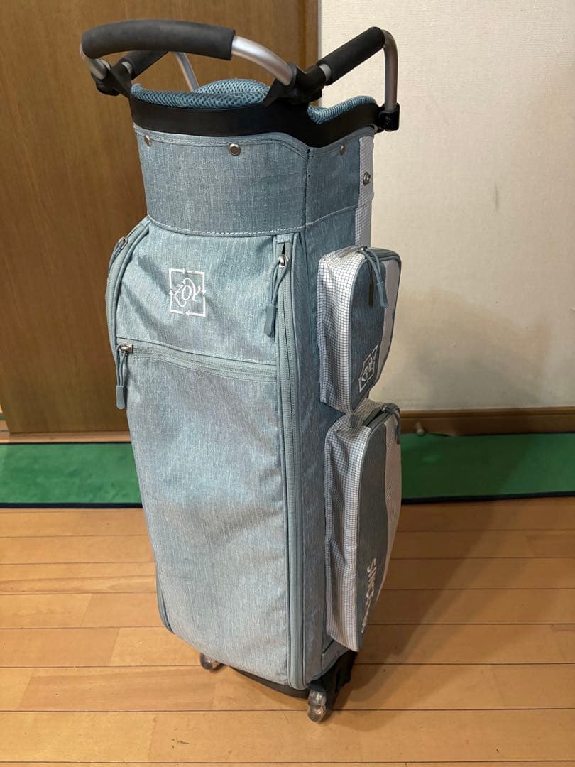 ZOY キャスター付き UNISEX R-PET キャディバッグ フード無 ZOY キャスター付き UNISEX R-PET キャディバッグ フード無