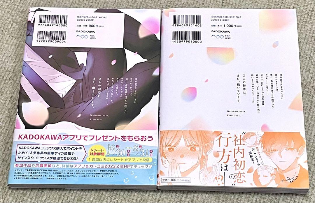 おかえり、初恋。(3) アニメイト限定セットPremium　リーフレット付 おかえり、初恋。 1〜2巻 かめみずとら アニメイト限定4P