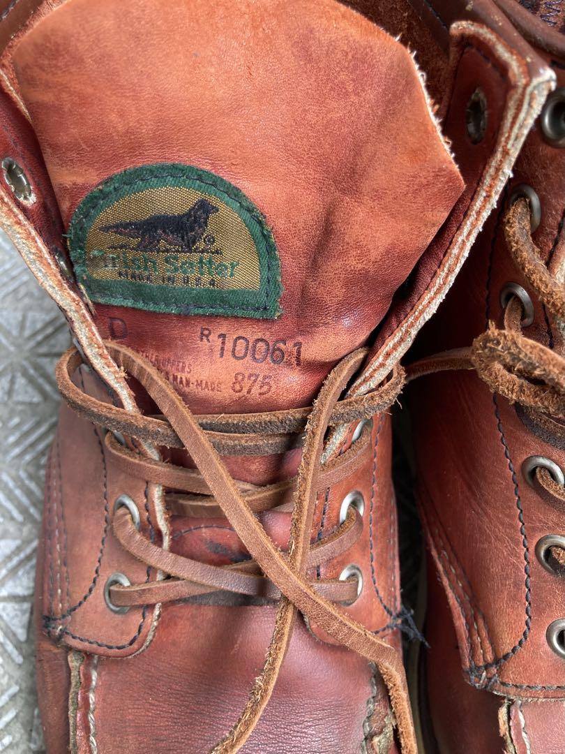 Red Wing 875 アイリッシュセッター半円犬タグ