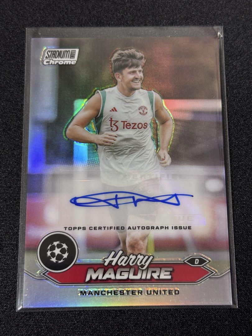 Topps Stadium Club Harry Maguire 直筆サイン