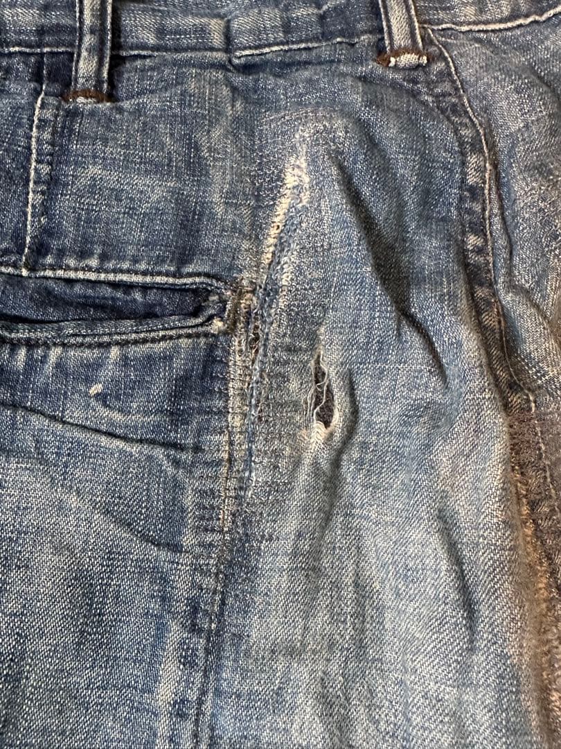 コットンリネン ベイカーパンツ