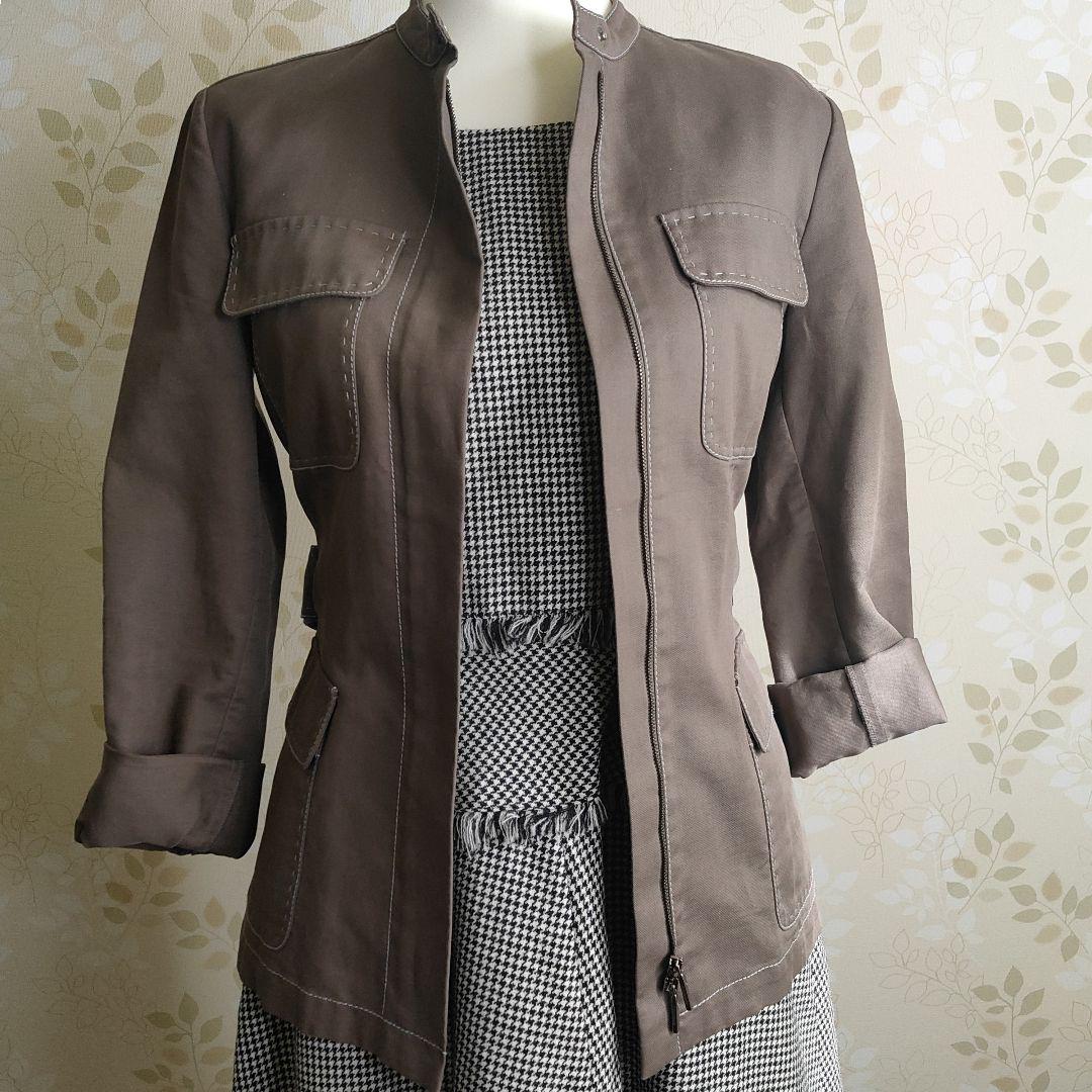人気SALE新品 'S エスマックスマーラミリタリージャケット カーキ 40 vlf6D-m73427939738 MAX Mara 国産日本製