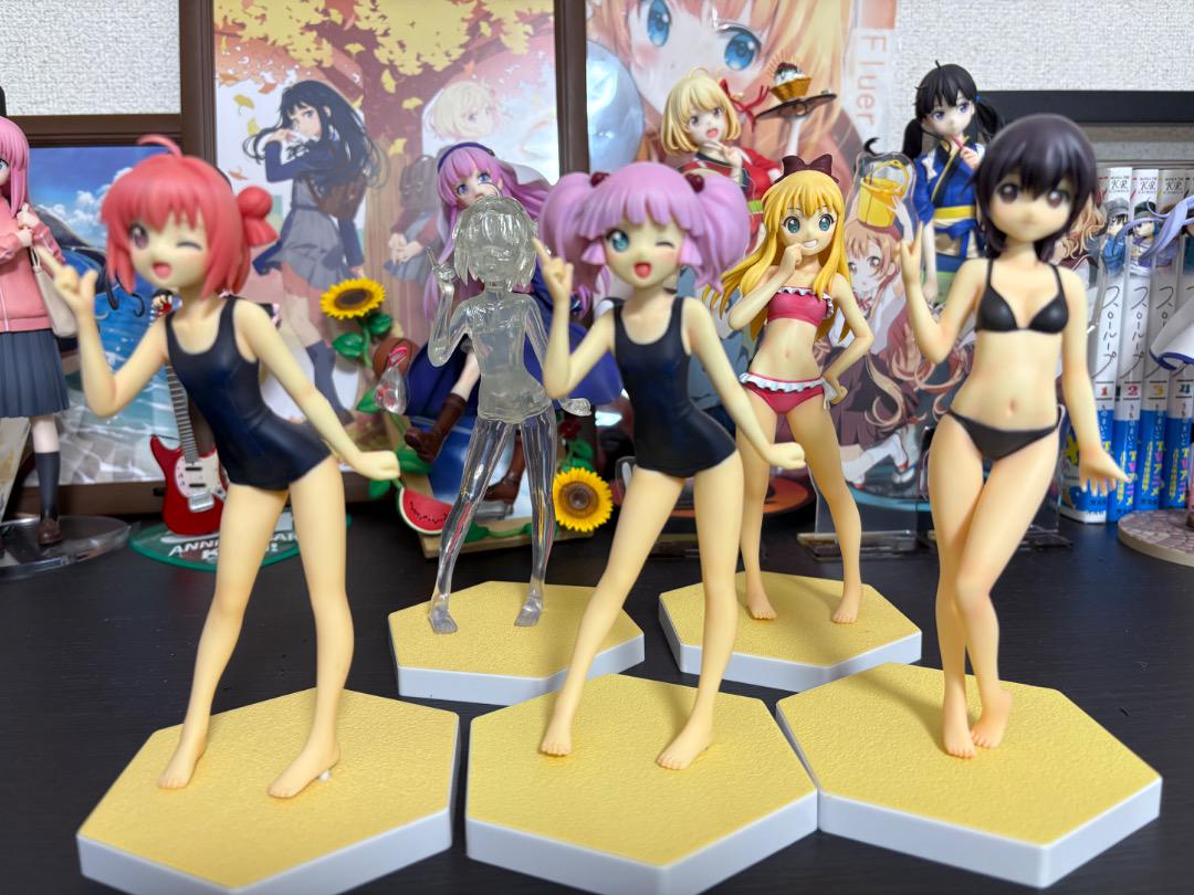 BEACH QUEENSゆるゆり　赤座あかり　ちなつ　京子　船見結衣　フィギュア