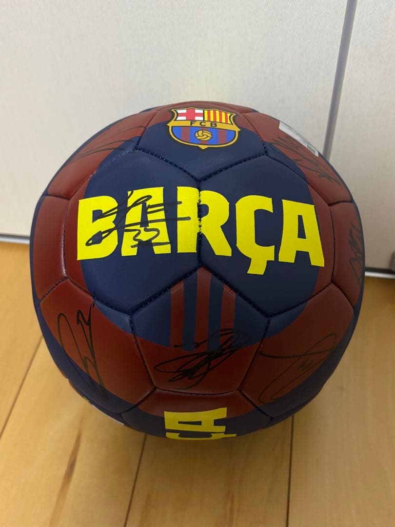 FC Barcelona サイン入りサッカーボール