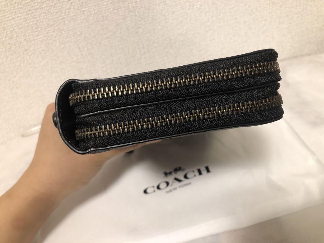 COACH 【新品】 【コーチ】 F93425 シグネチャー ダブル ジップ