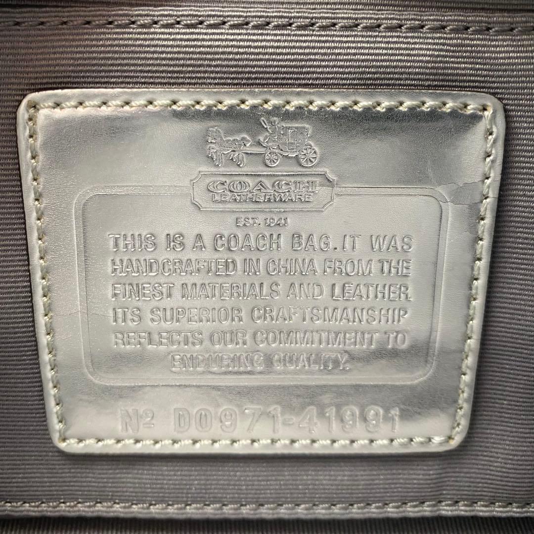 一覧爆安！ COACH コーチ ワンショルダー キャンバス レザー Cロゴ 94s 満足保障！