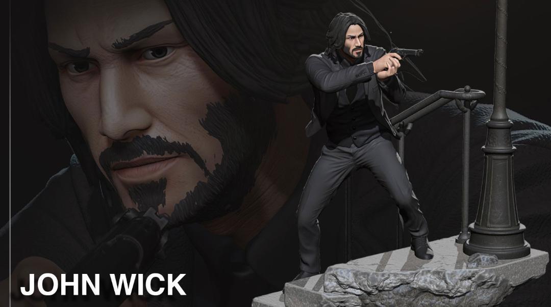 1/10 JOHN WICK ガレージキット フィギュア HOBBY DIY 1/10 JOHN WICK ガレージキット フィギュア HOBBY DIY