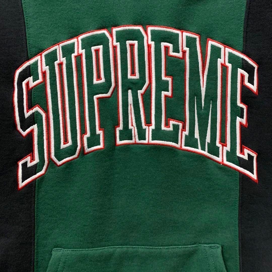 【コムドットゆうた着用】Supreme センター刺繍 アーチロゴ 希少 パーカー