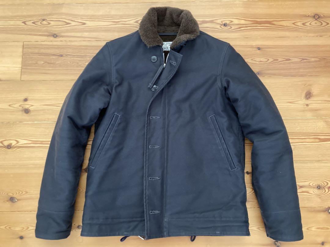 シ*ル様 N-1 デッキジャケット　リアルマッコイズ　ネイビー　36 中古・古着通販】THE REAL McCOY'S (ザリアルマッコイズ) N-1
