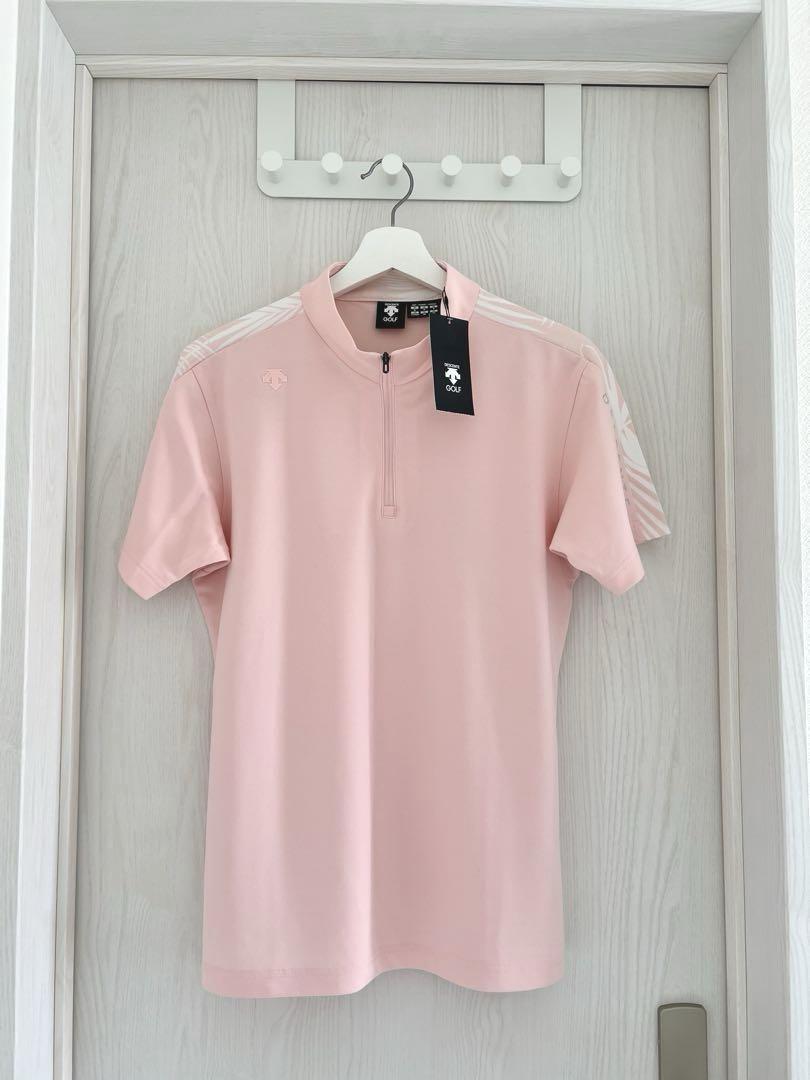 ★新品タグ付きDESCENTE GOLF メンズ　ハーフジップシャツ