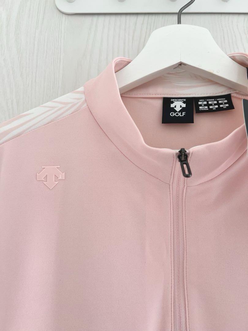 ★新品タグ付きDESCENTE GOLF メンズ　ハーフジップシャツ
