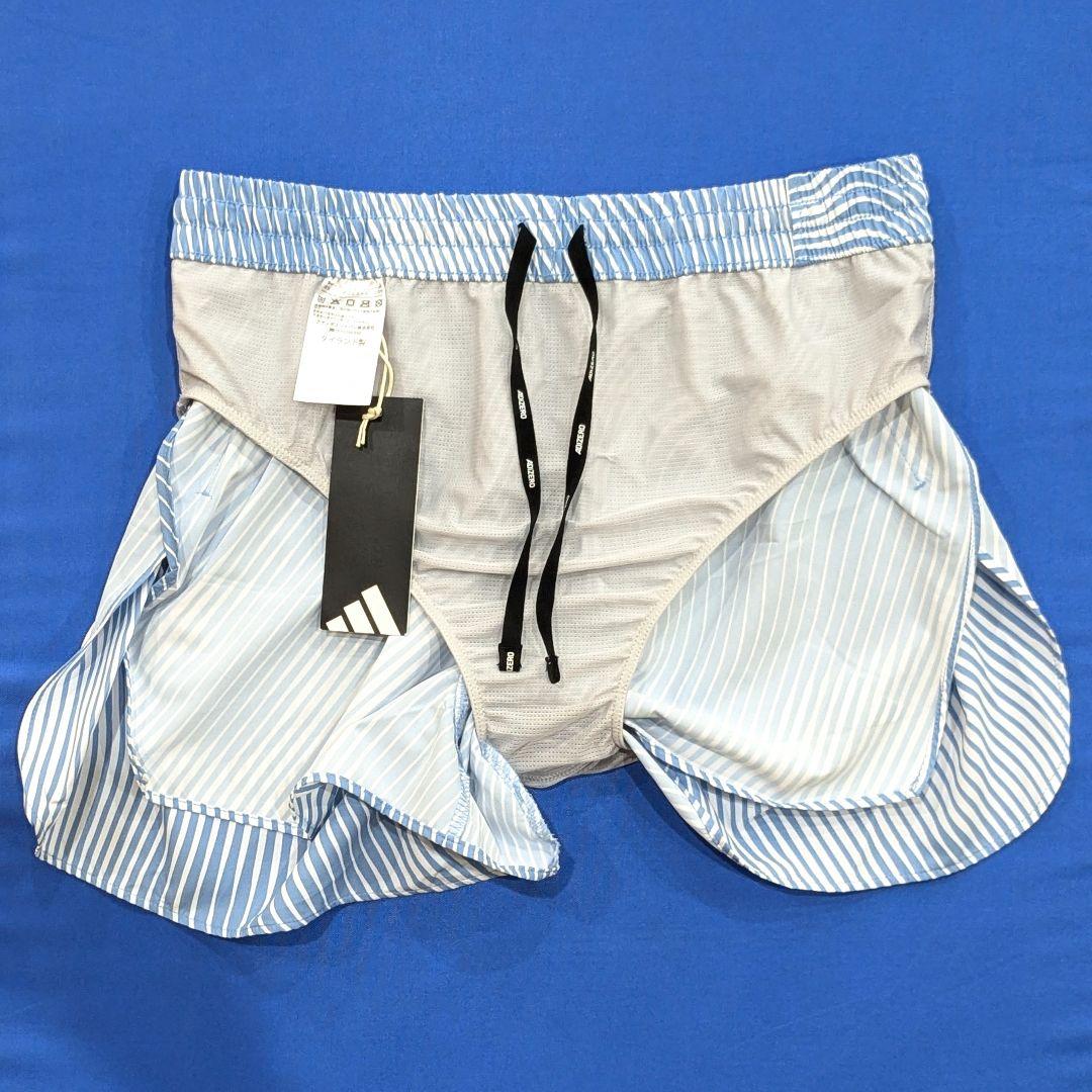 ■ネギ坊■新品 adidas ADIZERO ショーツ L 2着■