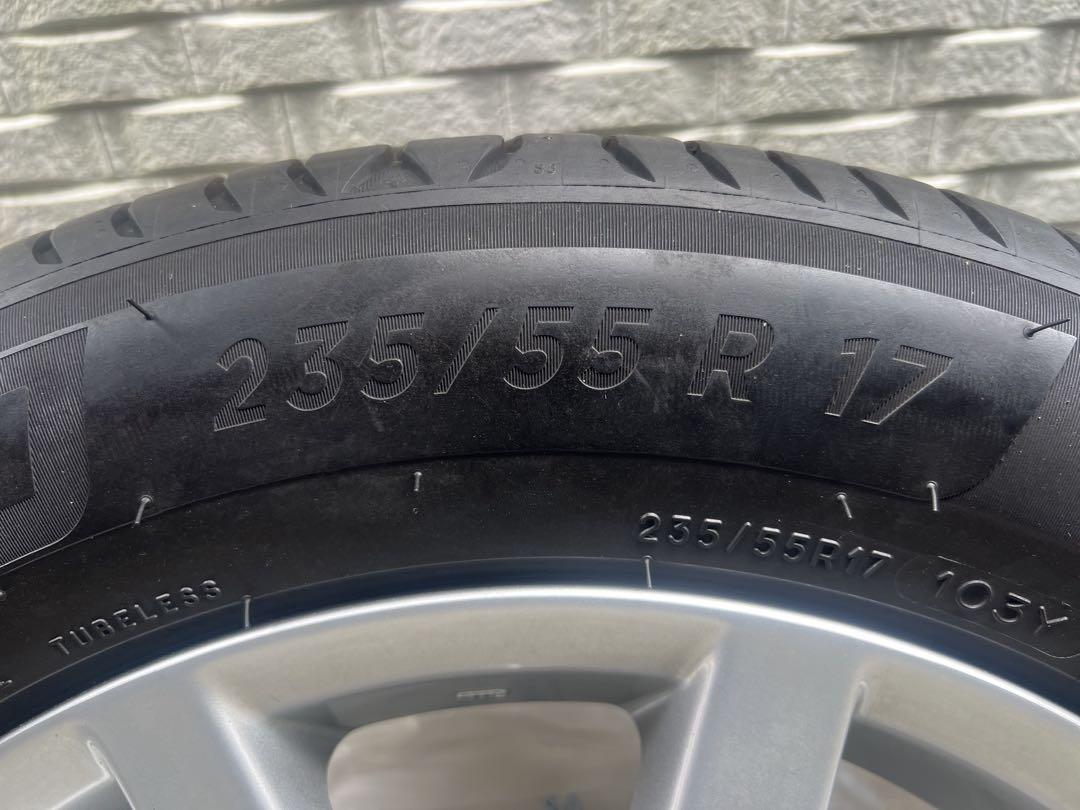 レクサス純正　ミシュラン 235/55R17 タイヤ・ホイールセット 4本