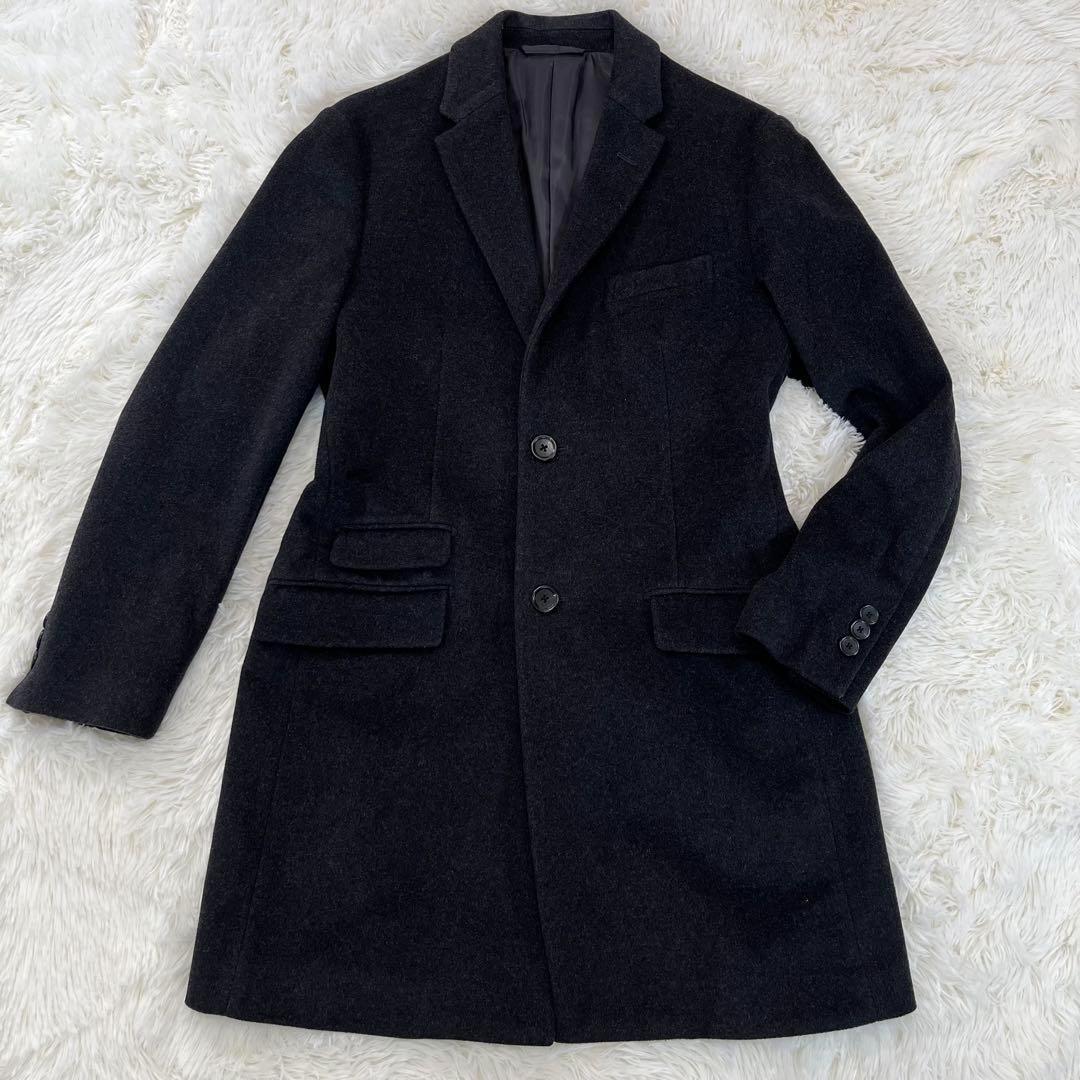 美品✨カシミヤ・アンゴラ混　B:MING by BEAMS チェスターコート　L