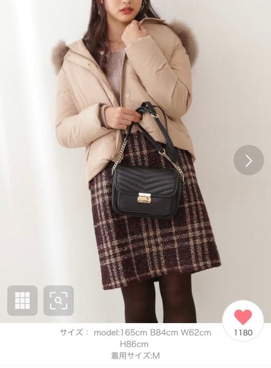 プロポーションボディドレッシング ショート ダウンコートM 新品