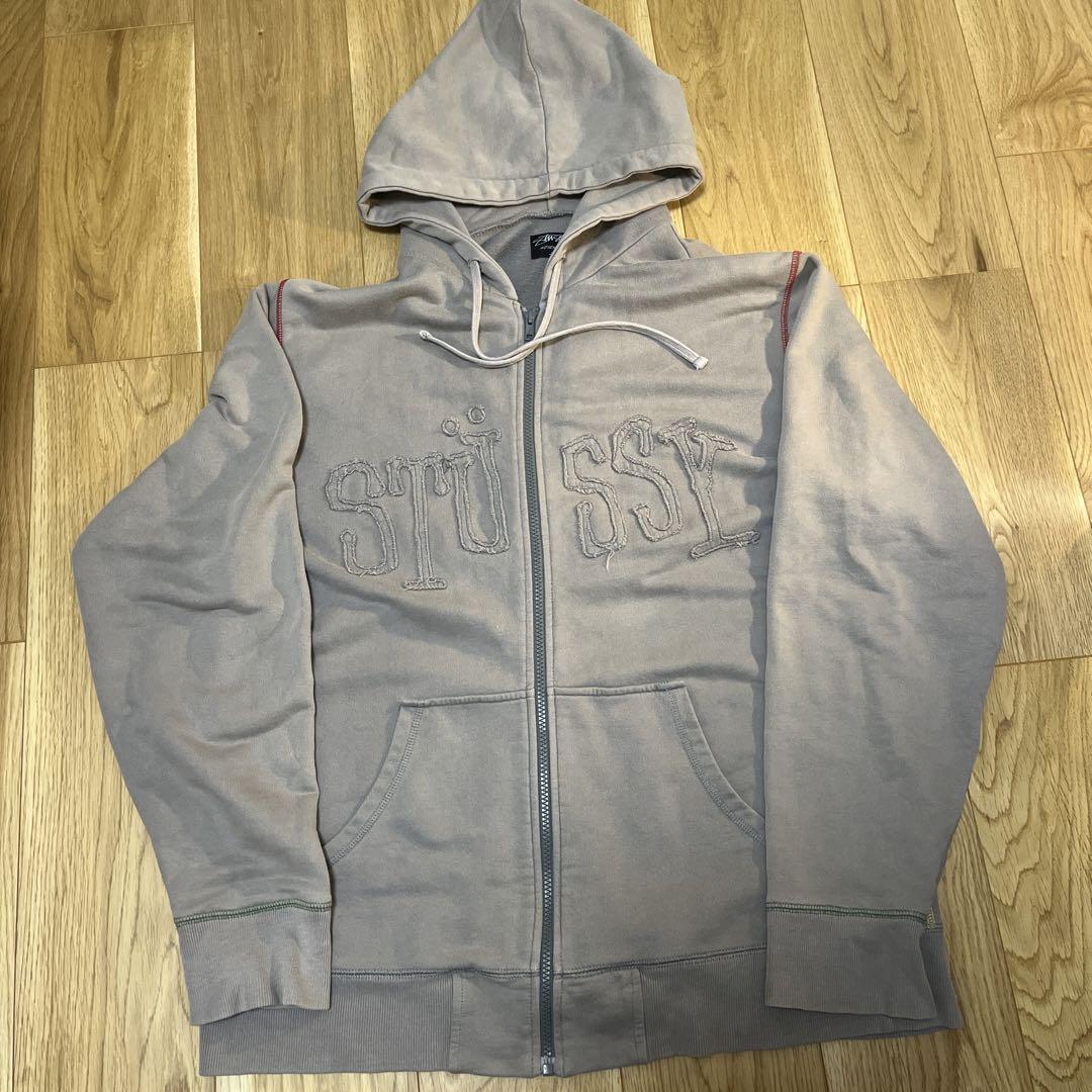 希少 ステューシー　ジップ　パーカー　stussy ジップパーカー