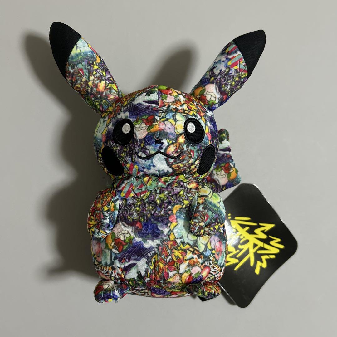 激レア ポケモンセンター　渋谷　ピカチュウ　グラフィティ総柄　ぬいぐるみ 限定品