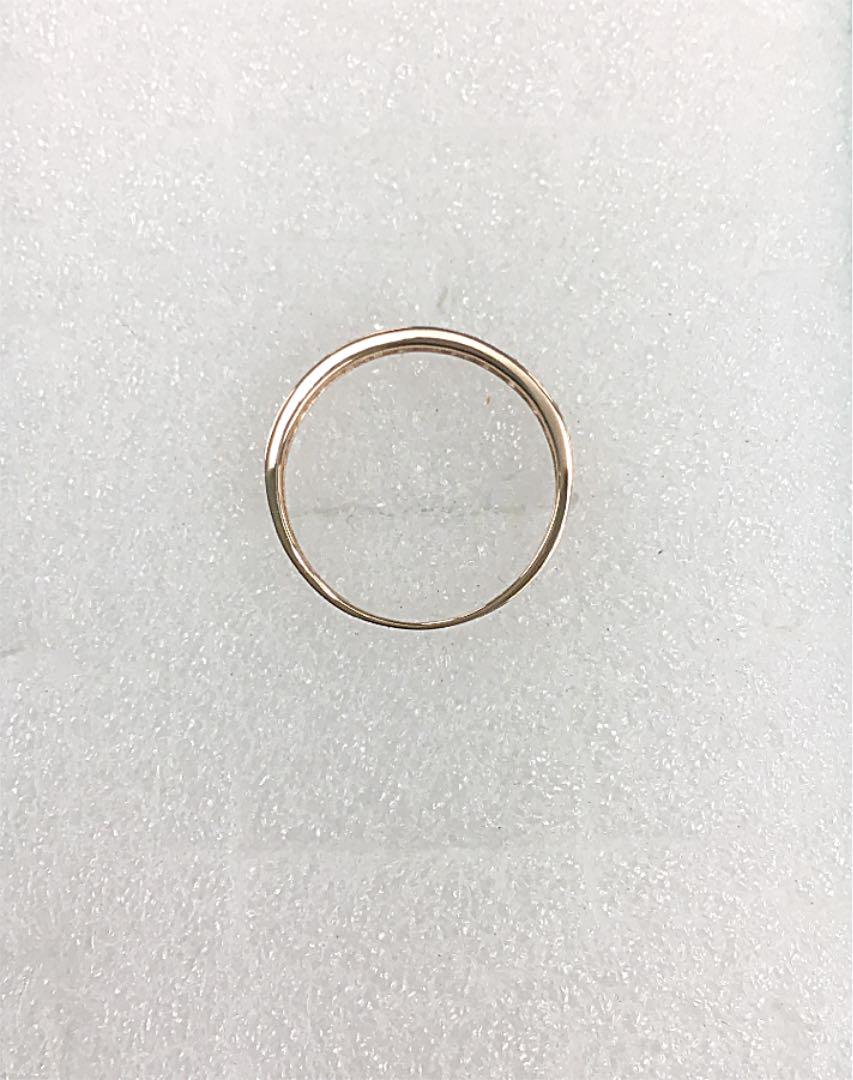 ますと 完売しました❗️k18pg ring 0.25ct Stb7D-m73440271509 ダイヤモンドローズカット イヤモンド