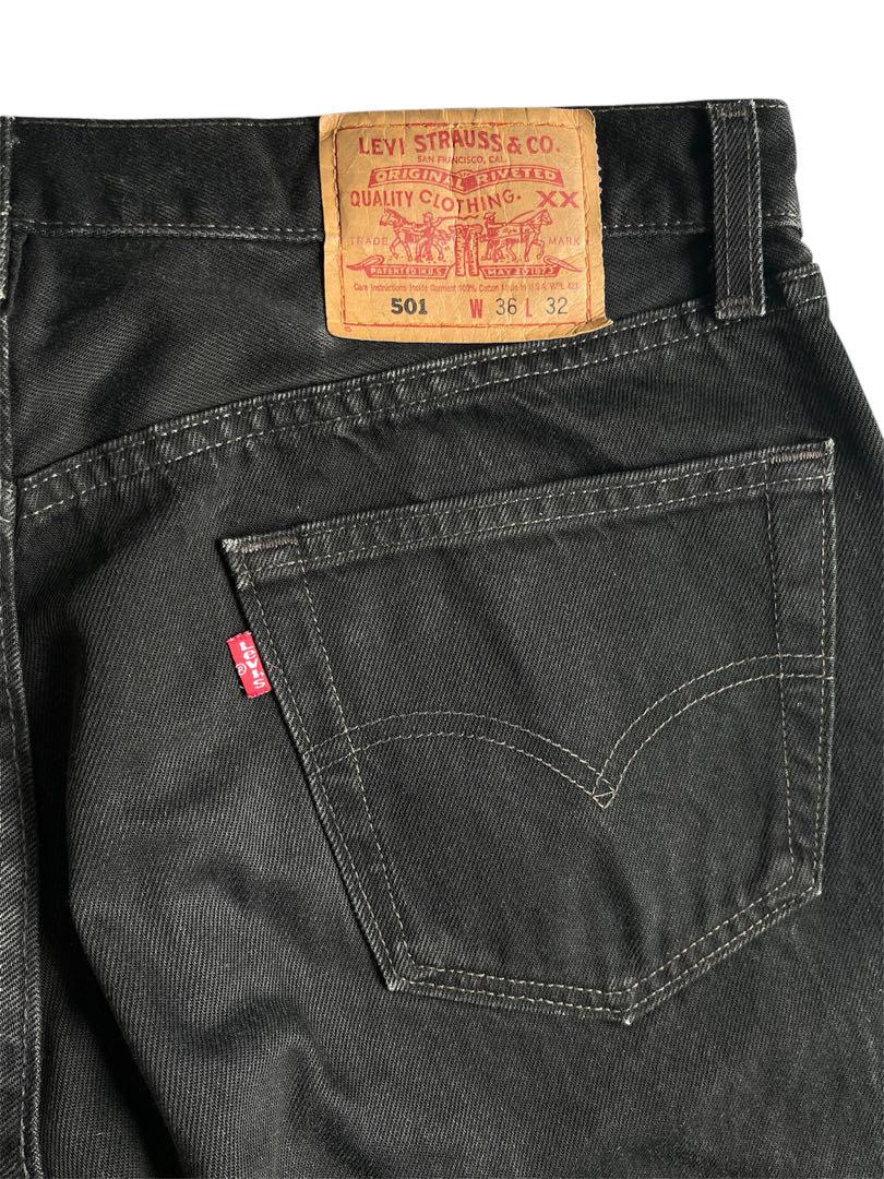 Levi's 501 ブラックデニム W36 L32