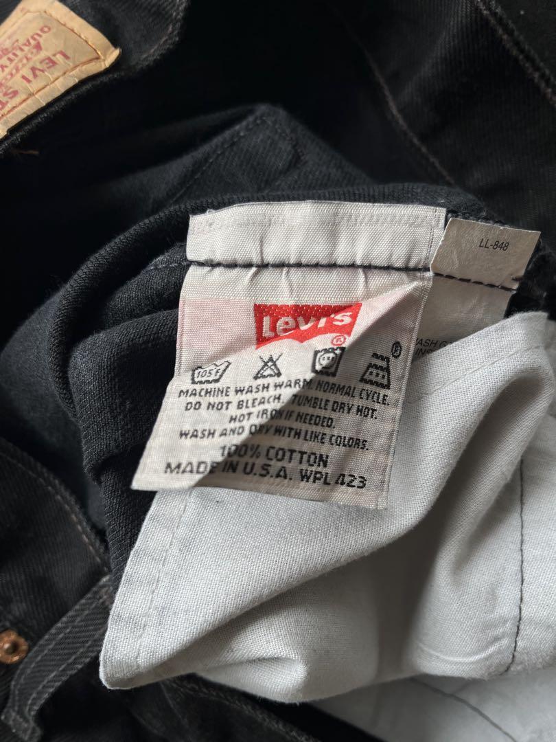 Levi's 501 ブラックデニム W36 L32
