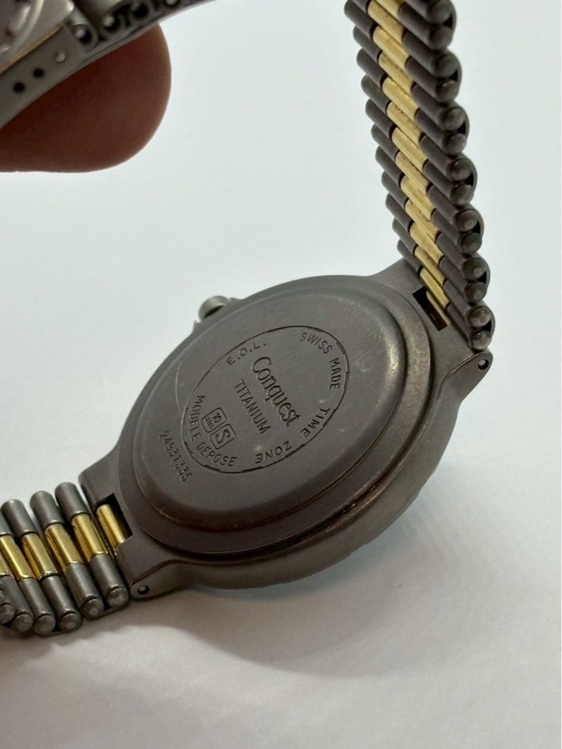 ロンジン 腕時計 コンクエスト f-21162 グレー ゴールド ロンジン 腕時計 コンクエスト f-21162 グレー ゴールド