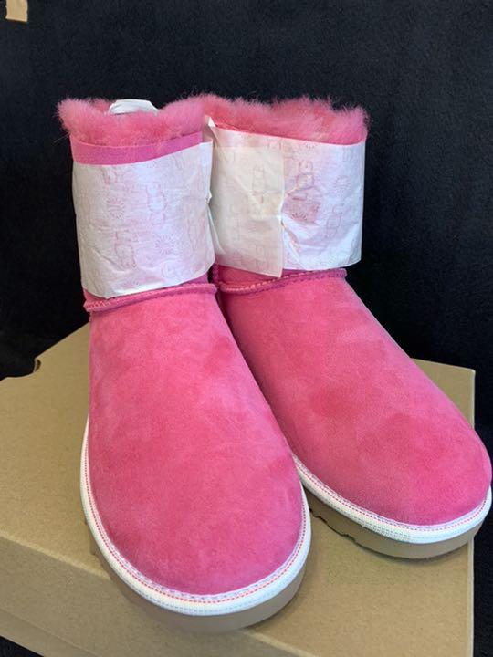 【UGG アグ】 ブーツ ミニ ベイリー ボウ W/PAZ サイズ7 24cm