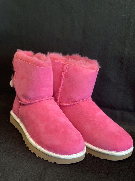 【UGG アグ】 ブーツ ミニ ベイリー ボウ W/PAZ サイズ7 24cm