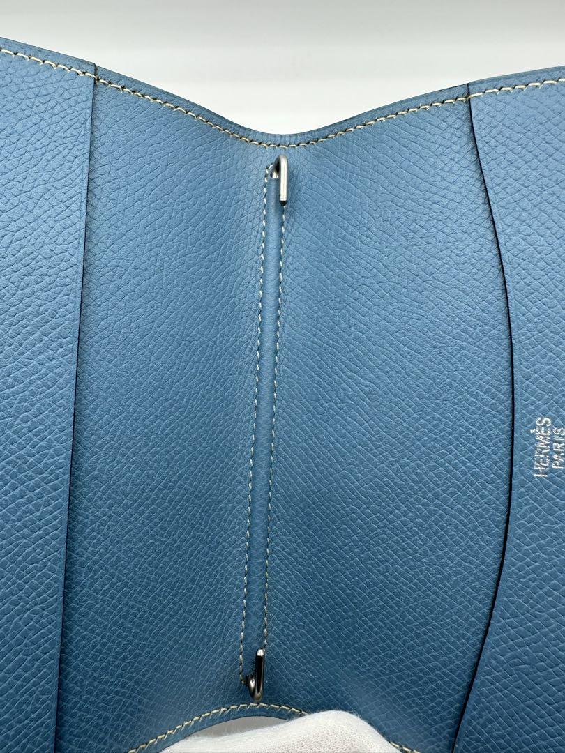 格安】HERMES エルメス アジェンダ GM 手帳カバー ブルー