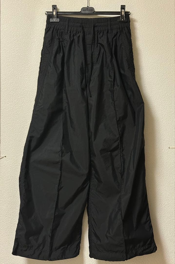 25SS beautiful people コットンナイロンテフタワイドパンツ