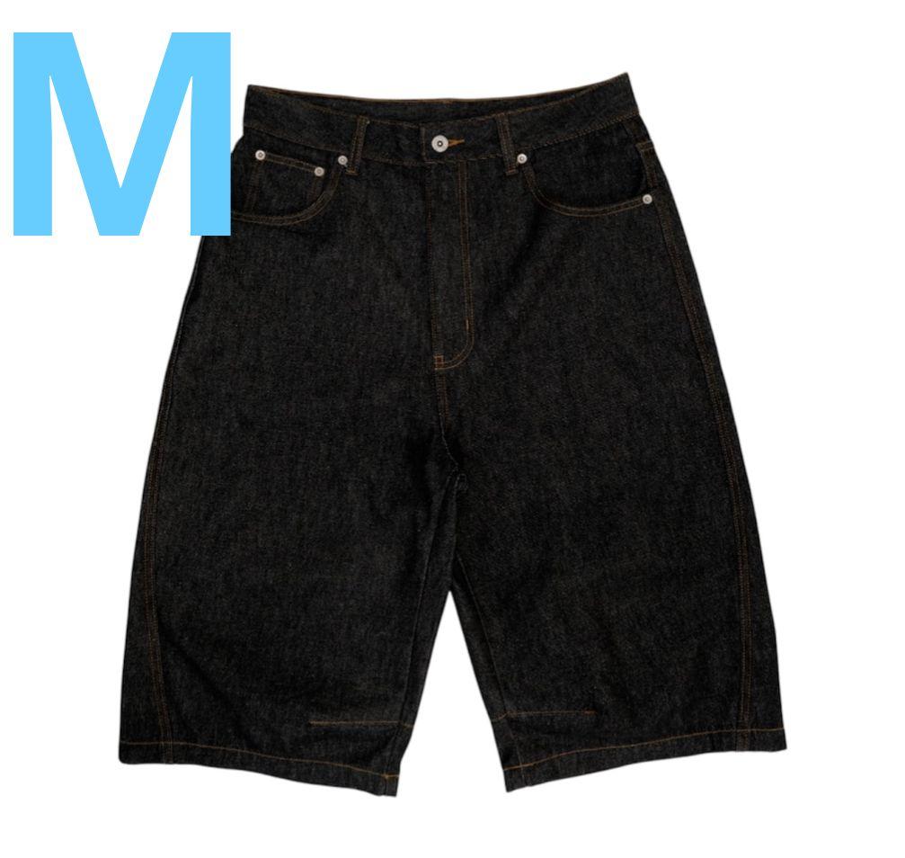 【かりの】RIGIT BAGGY JORTS　-BLACK-　M
