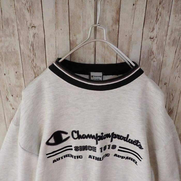 美品 チャンピオン Champion グレー トレーナー Mサイズ