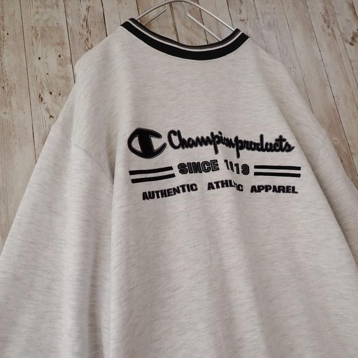 美品 チャンピオン Champion グレー トレーナー Mサイズ