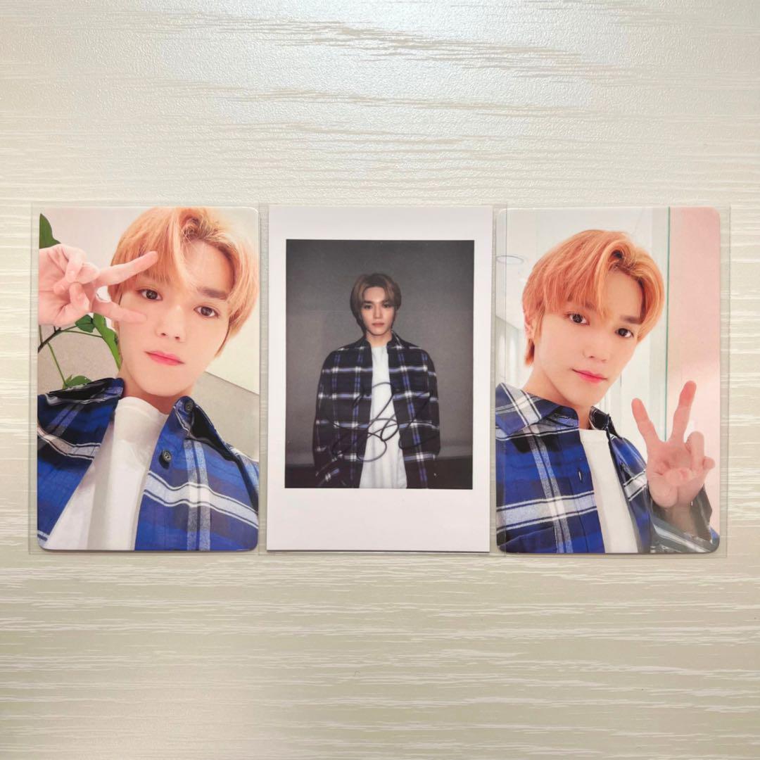NCT127 テヨン サイン入り ポラロイド NCT2021 中国 yizhiyu ヨントントレカ ポラロイド セット テヨン