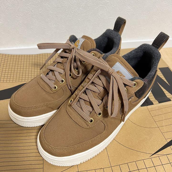 【美品】AIRFORCE1 LOW CARHARTT WIP ALE BROWN