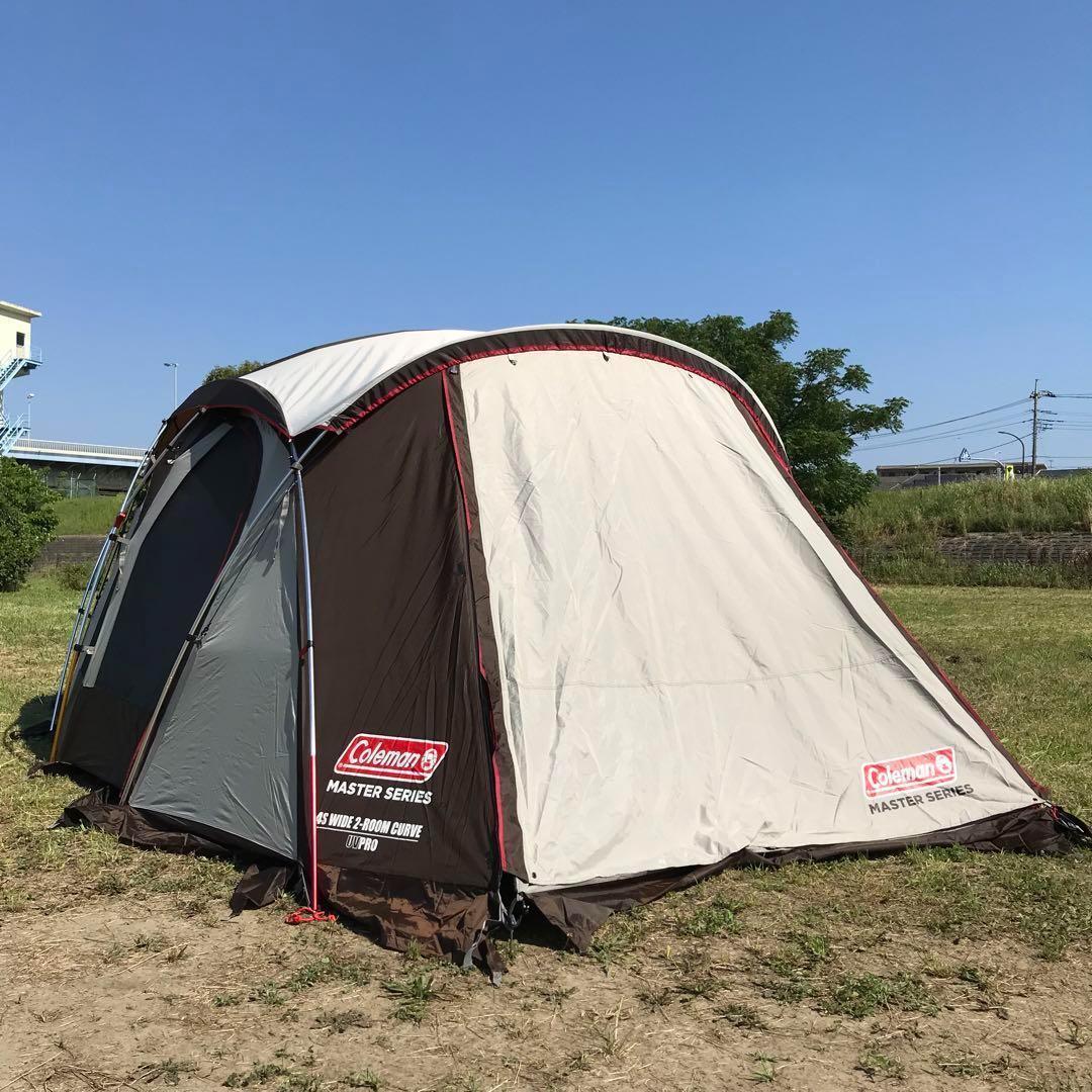 【美品】コールマンマスターシリーズ 4Sワイド2ルームカーブ