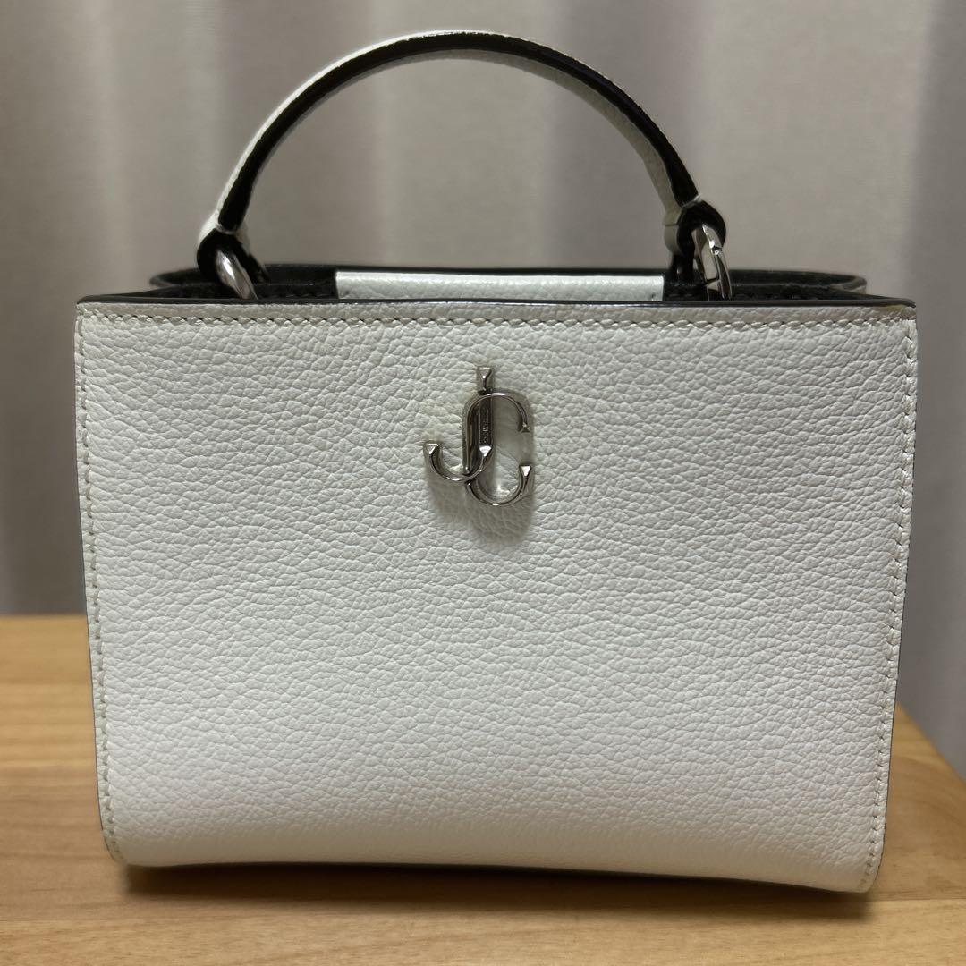 JIMMY CHOO ジミーチュウ ミニショルダーバッグ ホワイト