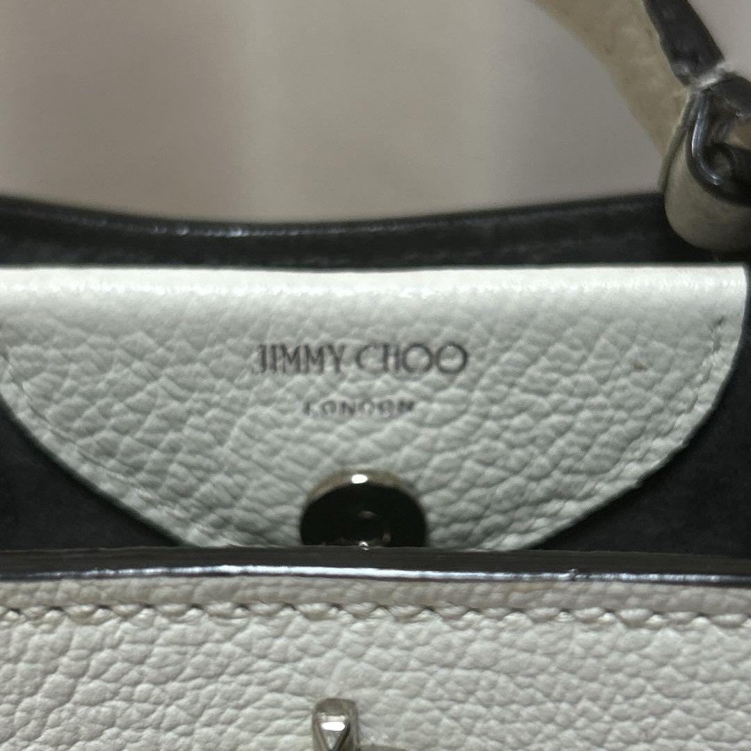 JIMMY CHOO ジミーチュウ ミニショルダーバッグ ホワイト