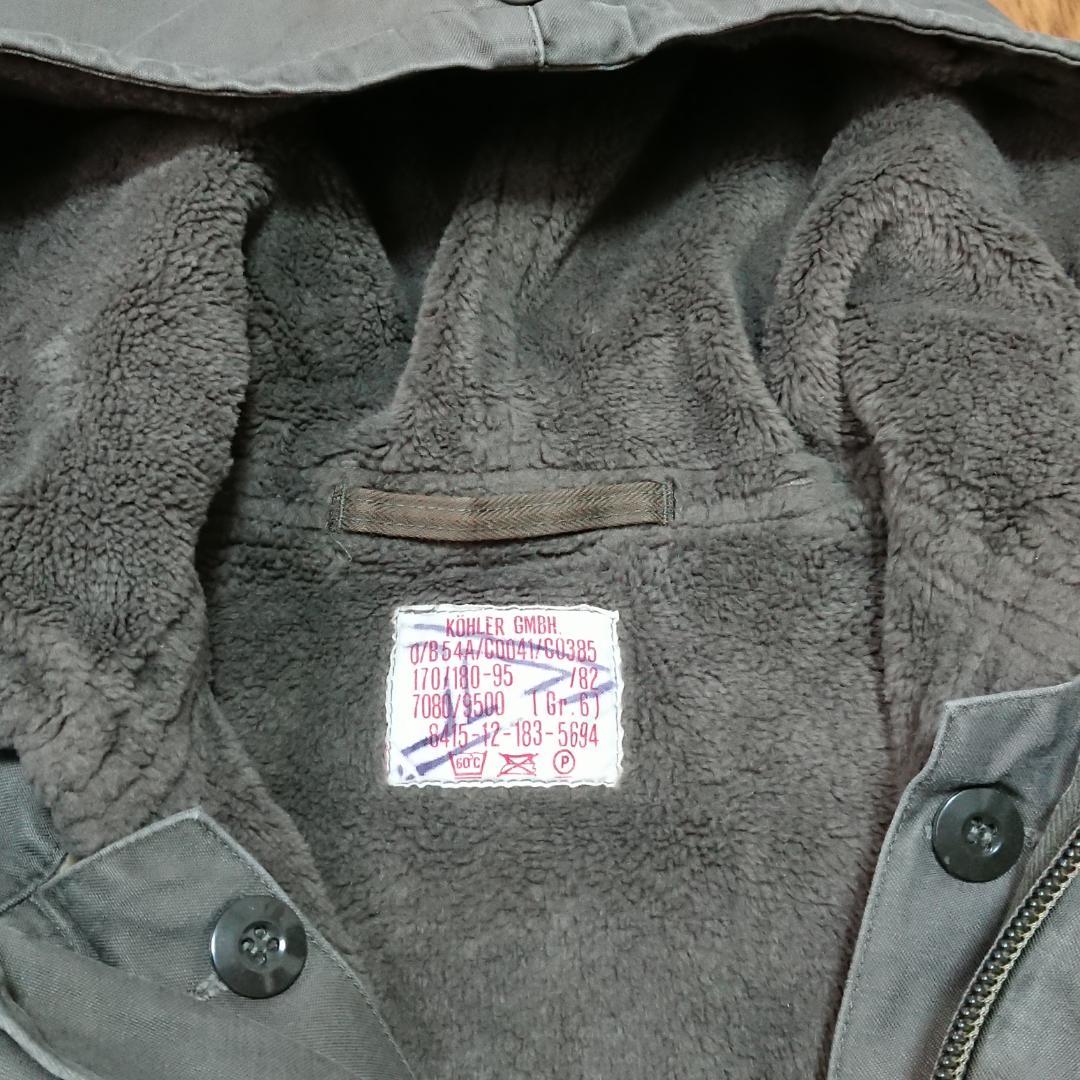 ドイツ製　ドイツ軍　ミリタリージャケット　ライナー付き　モッズコート
