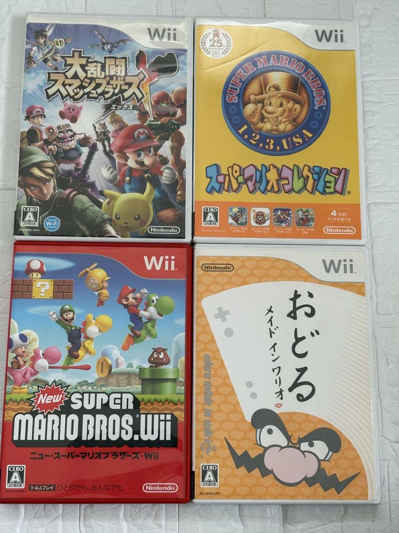 Wii ソフト一式 ☆ wii本体＋ソフト6点+他 セット☆ 送料無料