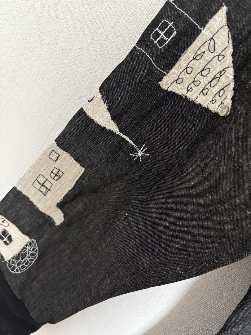 一点もの　アートハンドメイド 刺繍パンツ