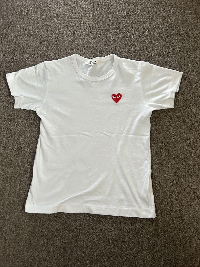 超ポイントアップ祭 des COMME PLAY GARCONS メルカリ - L Tシャツ ハート刺繍 トップス