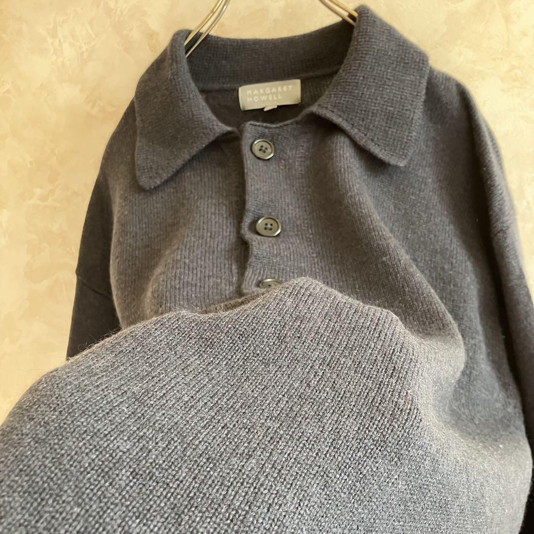 美品✨】MARGARET HOWELL カシミヤ混 タートルネックプルオーバー