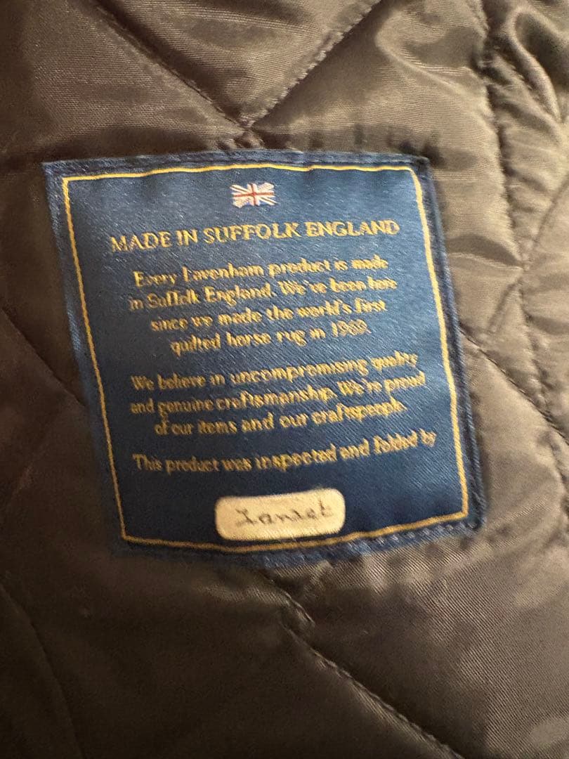 全国配信早速 送料無料！ LAVENHAM キルティングベスト 10サイズL・LAVENHAM 業界最安値に挑戦中！