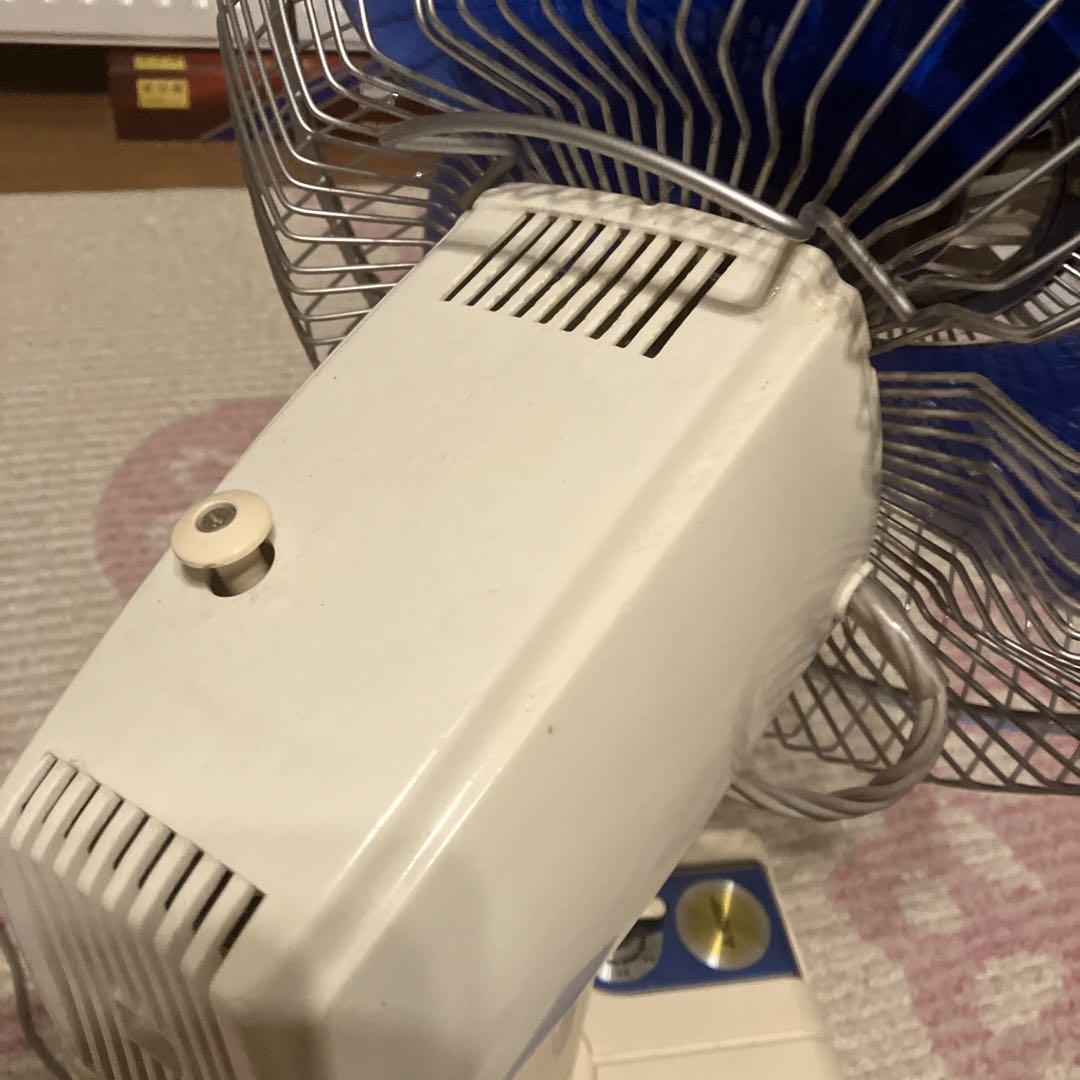 昭和、レトロ、ヴィンテージ、三菱扇風機、首振りタイプ、微風、涼風、強風