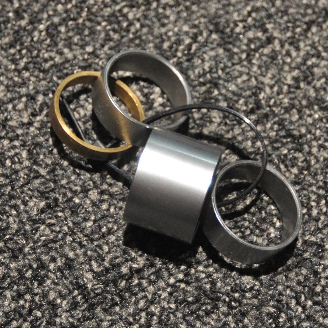 送料込み！NITTO 1インチ アヘッドステム 同色スペーサーのセット