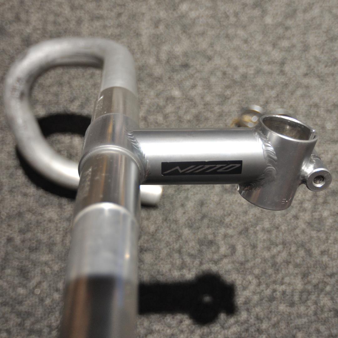 NITTO 1インチ アヘッドステム 85ｍｍ,同色スペーサー,ハンドルのセット 送料込み！NITTO 1インチ アヘッドステム 同色スペーサーの