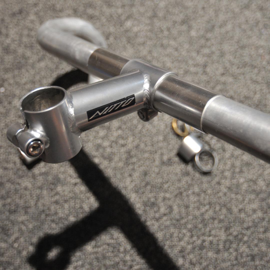 送料込み！NITTO 1インチ アヘッドステム 同色スペーサーのセット