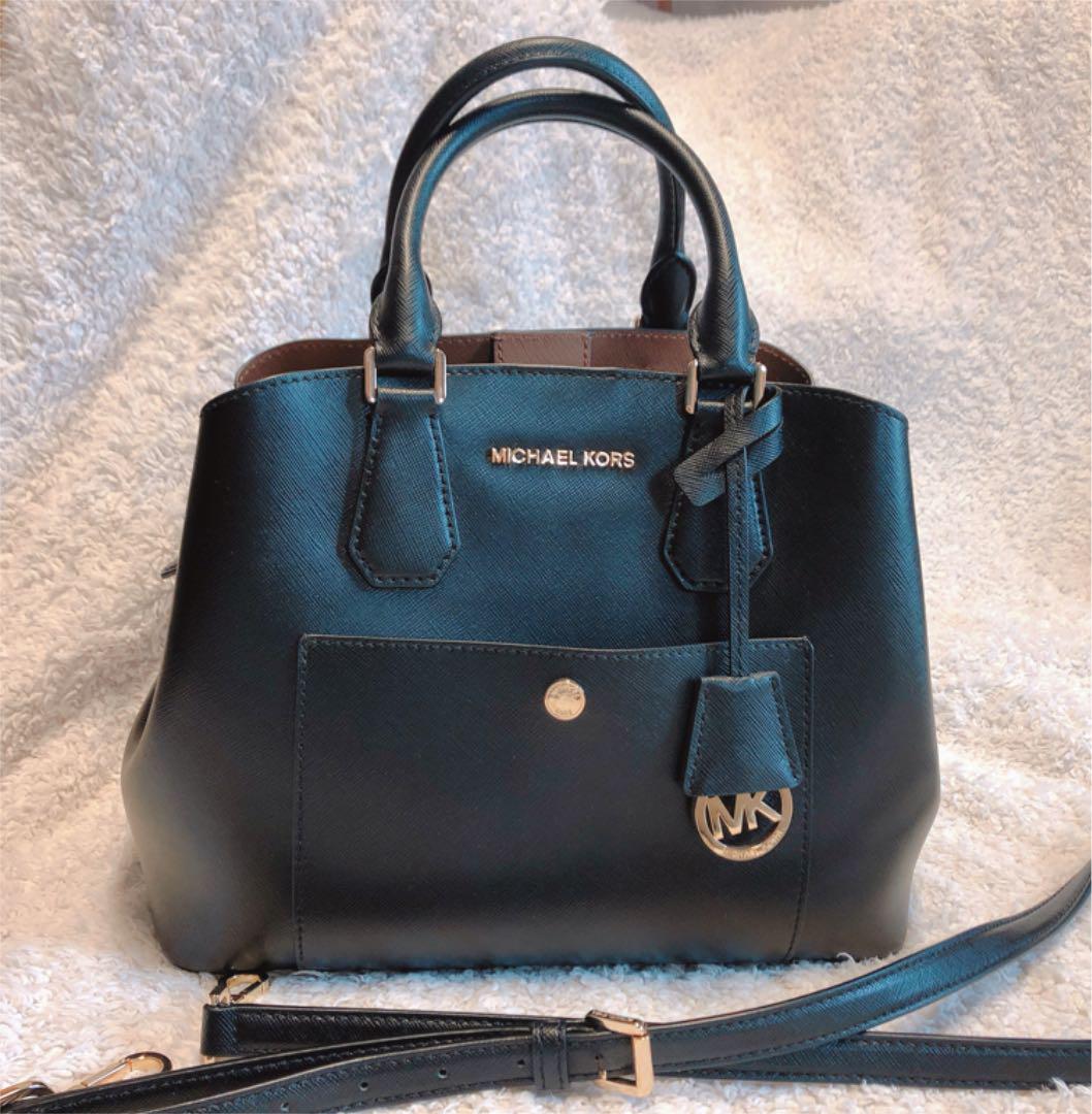 美品　マイケルコース　ショルダー　ハンドバッグ　黒　2way