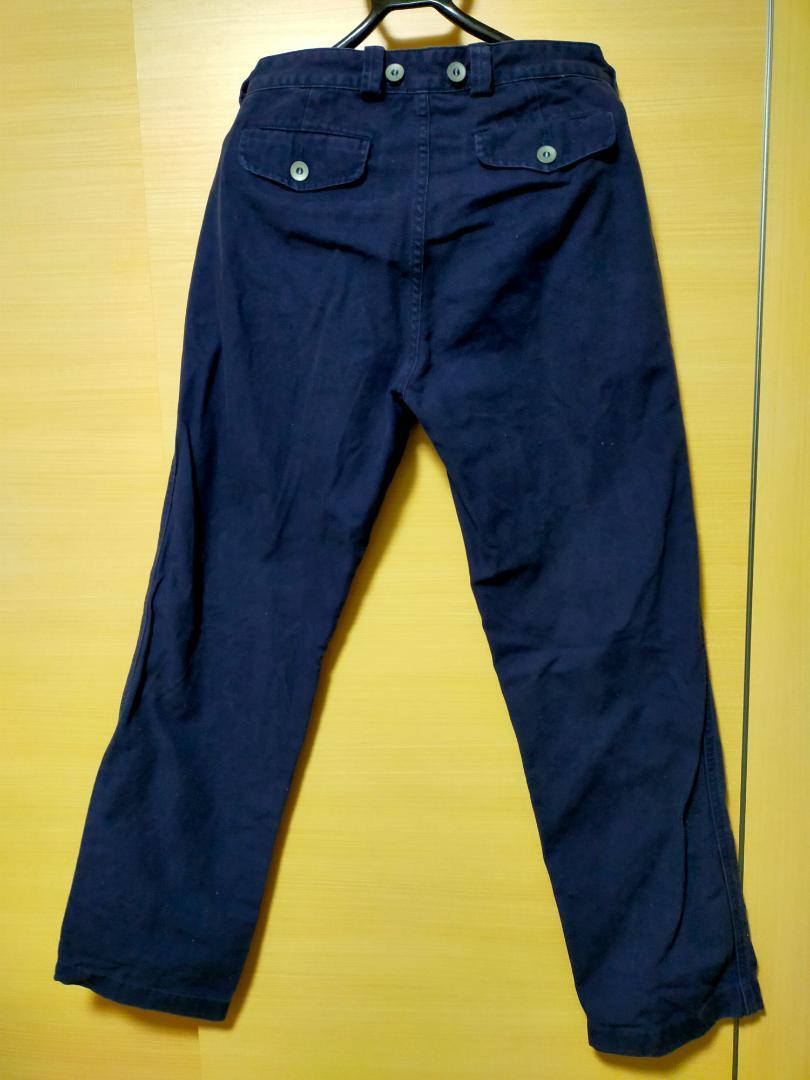 Nigel Cabourn ナイジェルケーボン コットンパンツW30 紺系